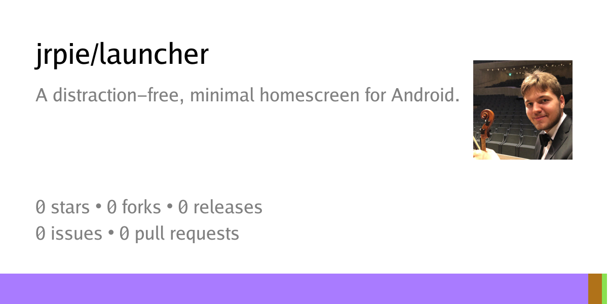 jrpie/launcher: A distraction-free, minimal homescreen for Android ...